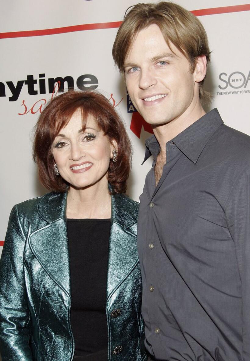 Robin Strasser and Trevor St. John at the after party of the ABC Daytime Salutes Broadway Cares/Equity Fights AIDS Benefit.