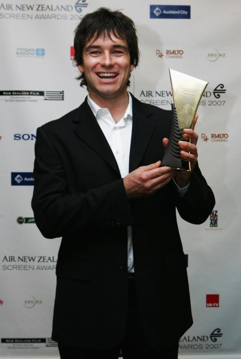 Anthony Starr at the Air New Zealand Screen Awards.