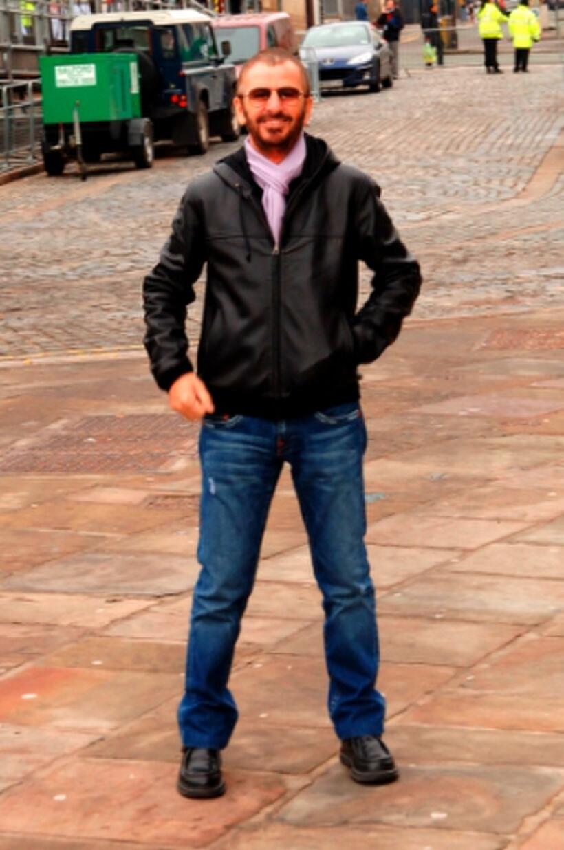 Ringo Starr at the opening ceremony of Liverpool European Capital Of Culture.