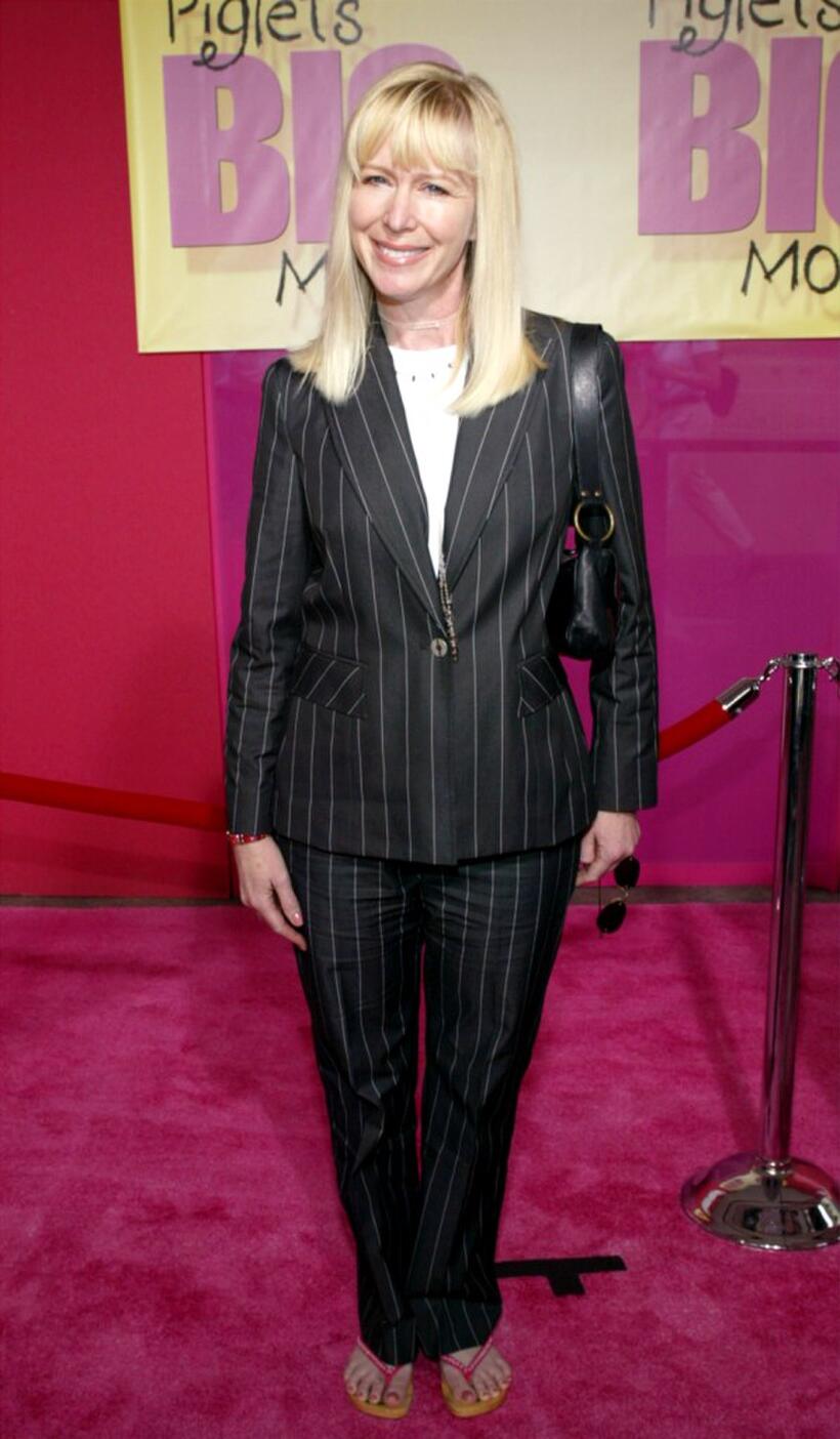 Kath Soucie at the premiere of "Piglet's Big Movie."