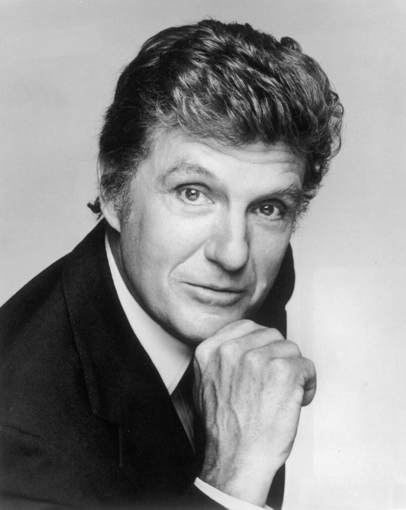 Robert Stack picture taken at the studio in Los Angeles, California.