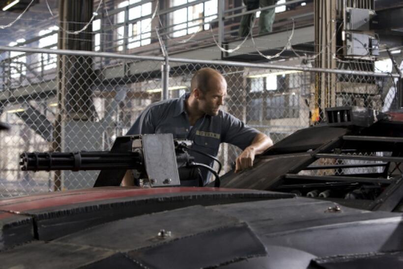 Jason Statham as Frankenstein in "Death Race."