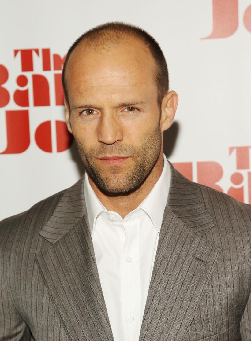 Jason Statham at the New York screening of "The Bank Job."