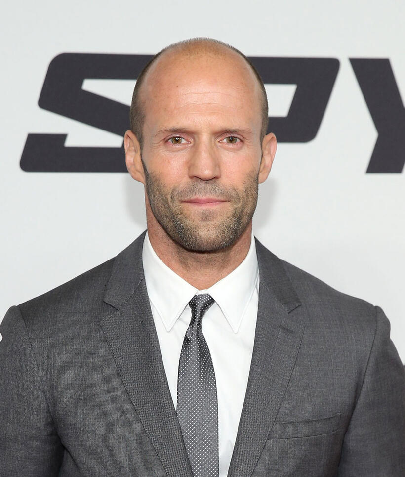 Jason Statham at the New York premiere of "Spy."
