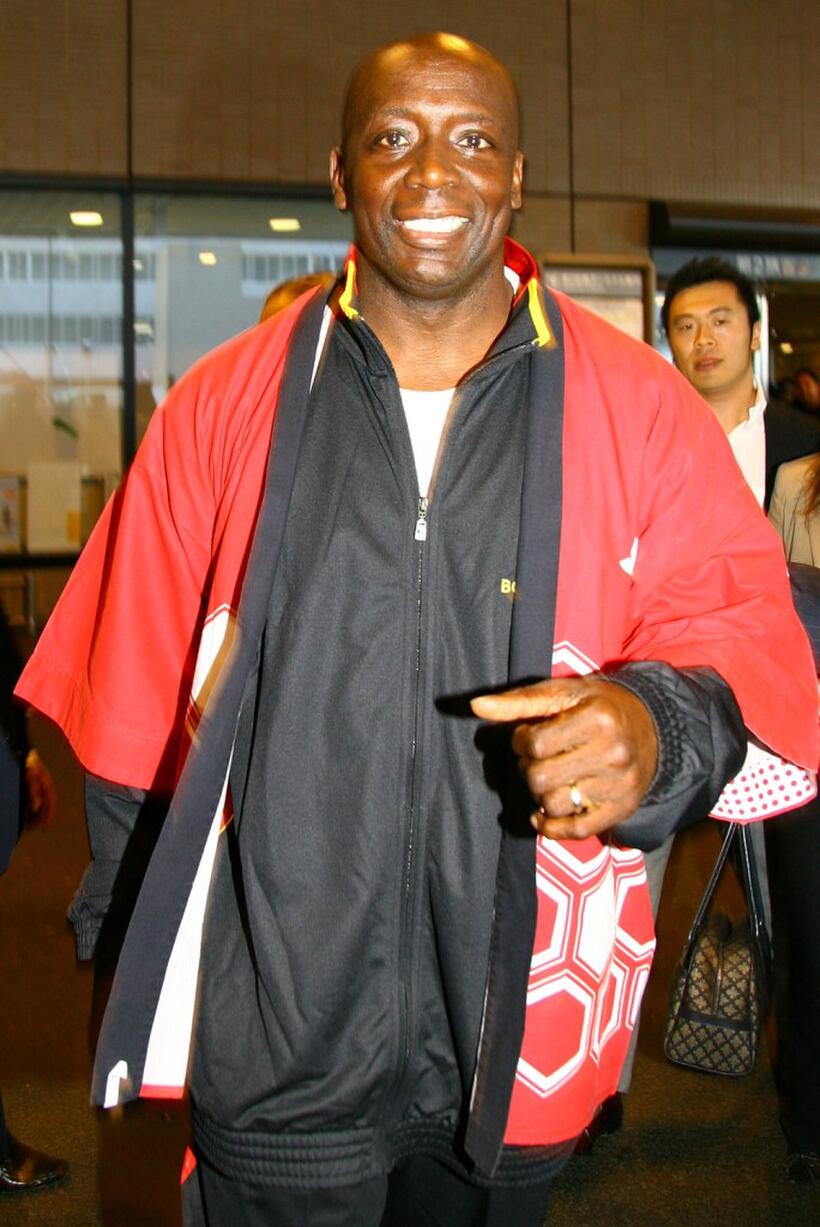 Billy Blanks at the New Tokyo International Airport.