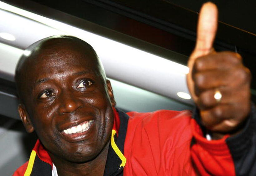 Billy Blanks at the New Tokyo International Airport.