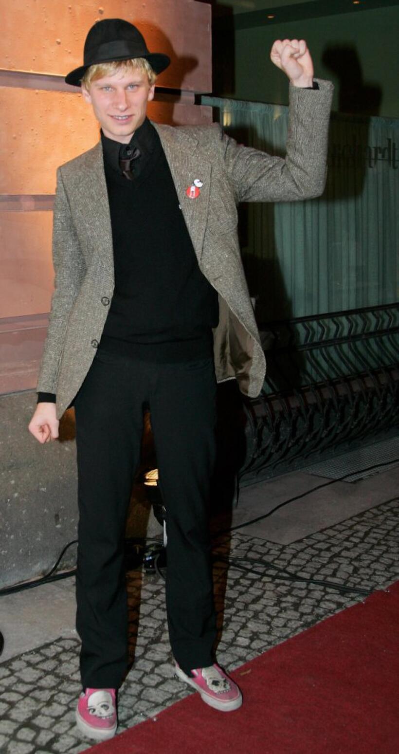 Robert Stadlober at the People's Night party of 56th Annual International Film Festival (Berlinale).