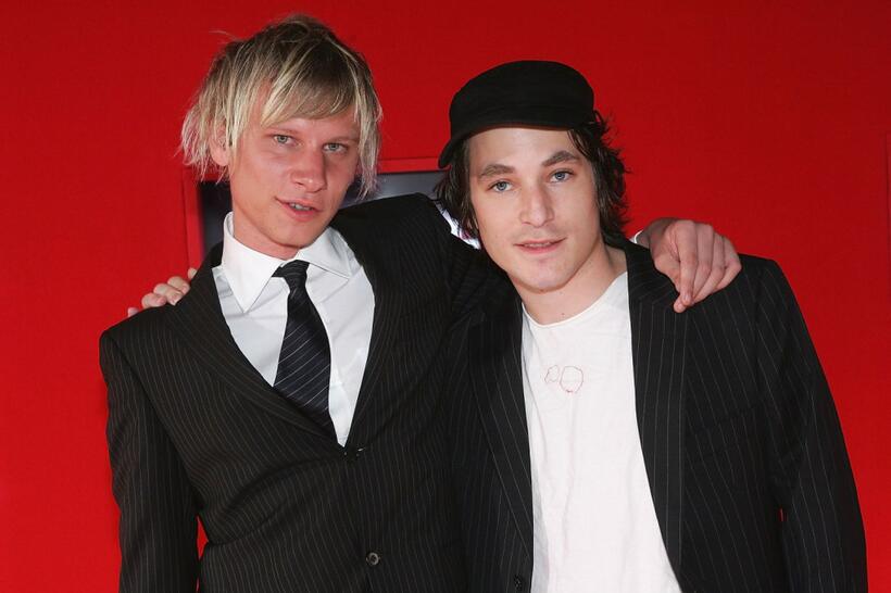 Robert Stadlober and David Winter at the New Faces Awards.