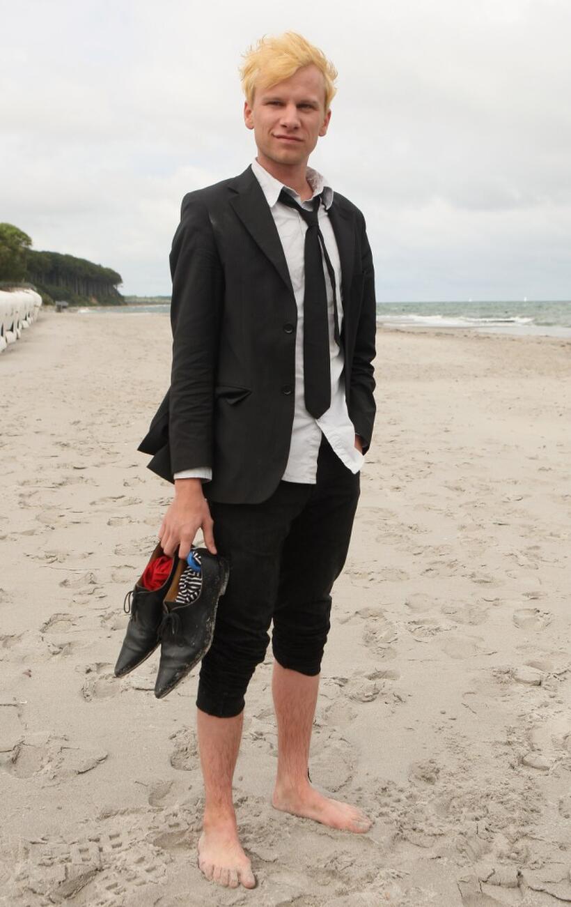 Robert Stadlober at the photocall of "Surf's Up."