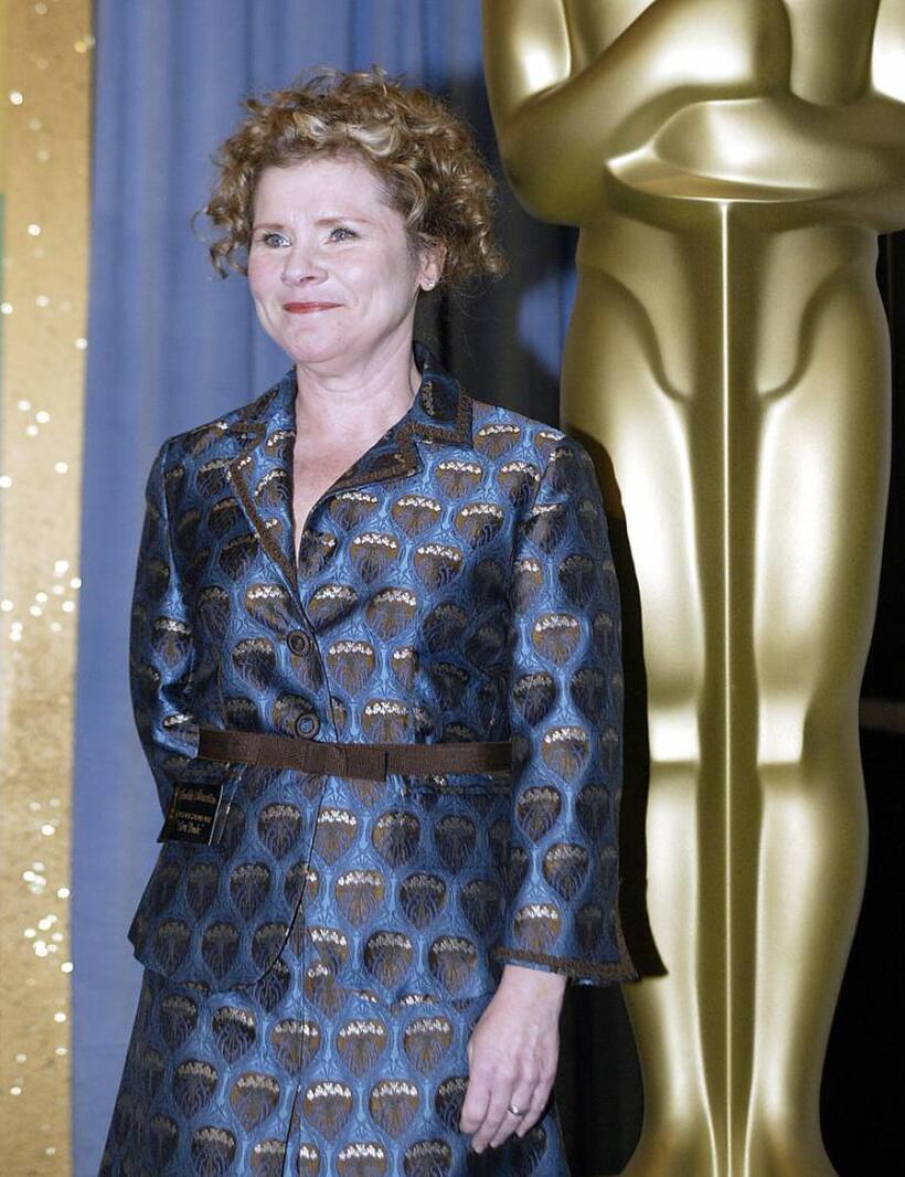 Imelda Staunton at the Academy Awards nominees luncheon.