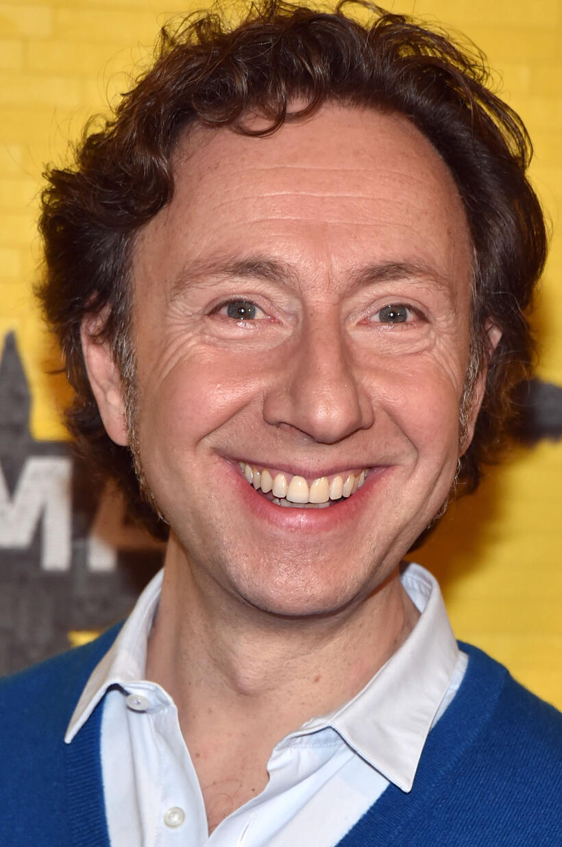 Stephane Bern at the Paris premiere of "Lego Batman".