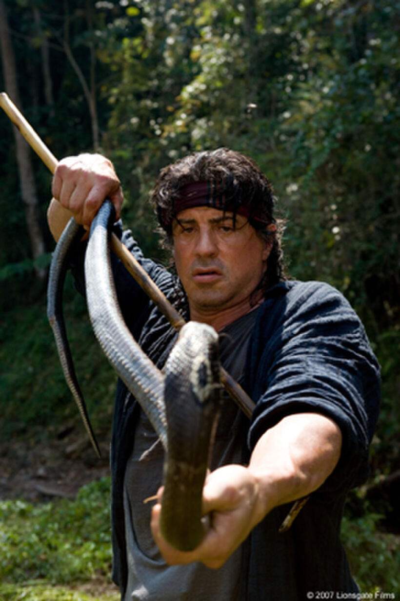 Sylvester Stallone in "Rambo."
