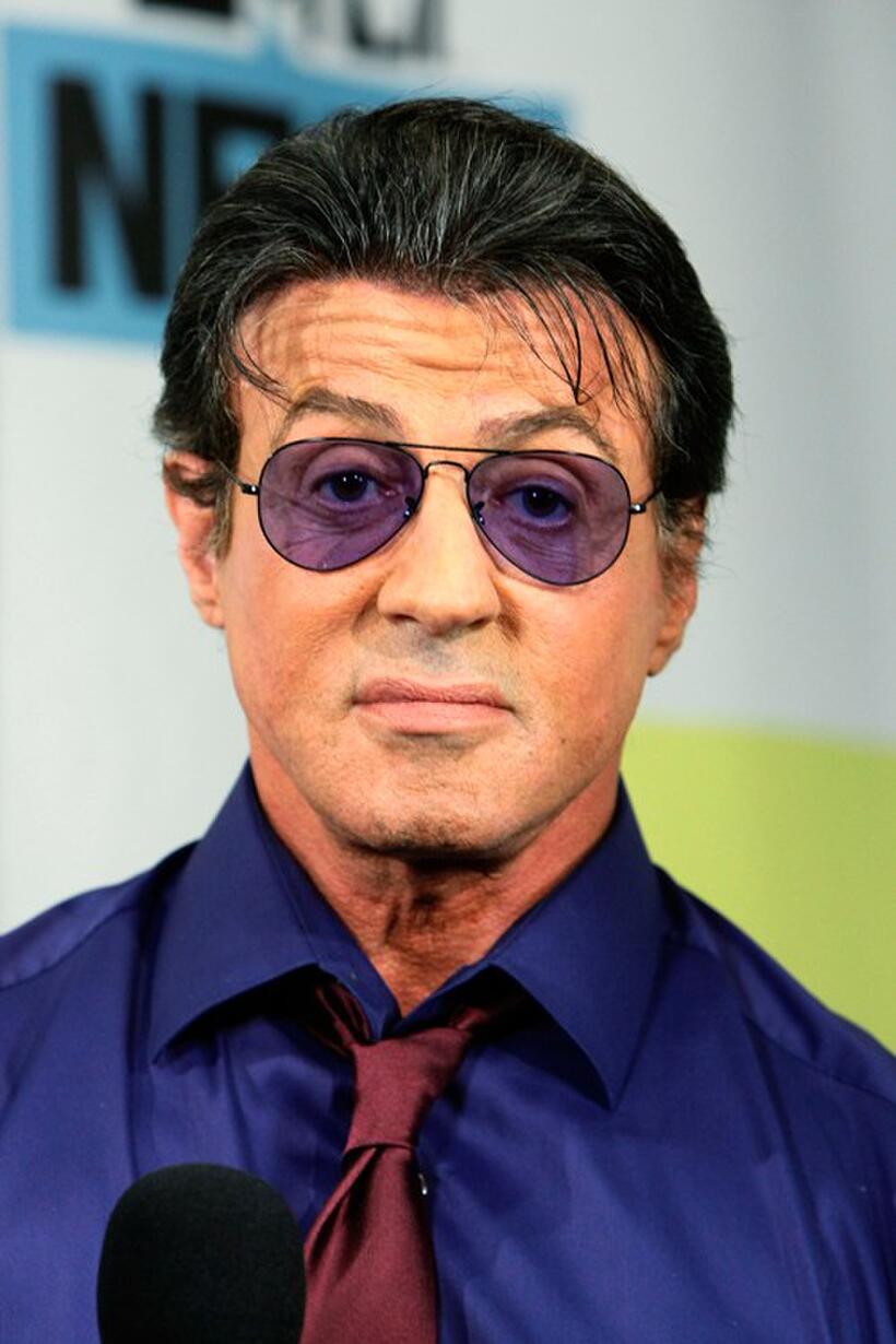 Sylvester Stallone at the MySpace And MTV Tower during the Comic-Con 2010.