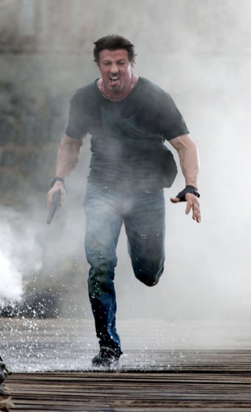 Sylvester Stallone in "The Expendables."