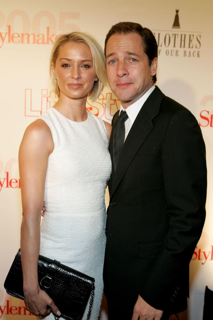 French Stewart and his wife Katherine La Nasa at the Life and Style Magazine's Stylemakers 2005.