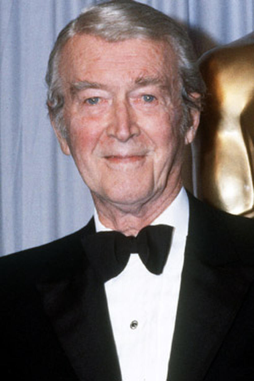 James Stewart at the 57th Annual Academy Awards in Hollywood.