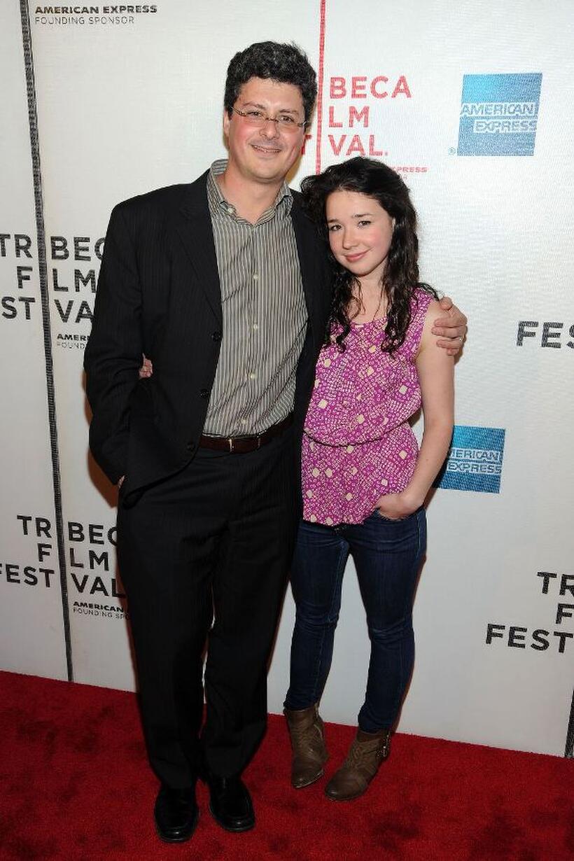 Anthony Bragman and Sarah Steele at the premiere of "Please Give" during the 2010 Tribeca Film Festival.