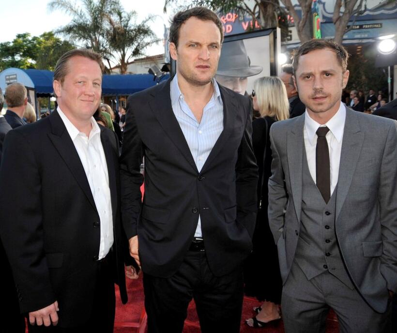 Christian Stolte, Jason Clarke and Giovanni Ribisi at the premiere of "Public Enemies" during the 2009 Los Angeles Film Festival.