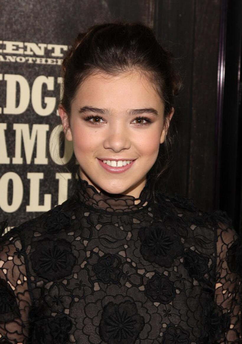 Hailee Steinfeld at the screening of "True Grit."