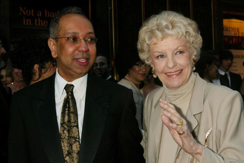 George C.Wolfe and Elaine Stritch at the 56th Annual Tony Awards.