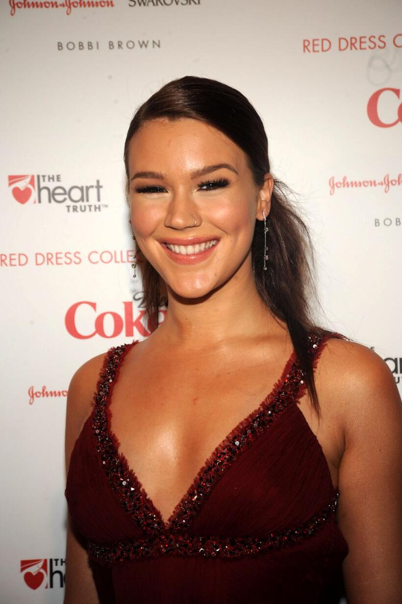 Joss Stone at the Mercedes-Benz Fashion week Fall 2008.