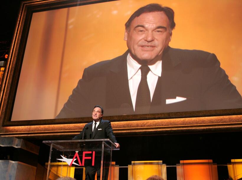 Oliver Stone at the AFI Life Achievement Awards.