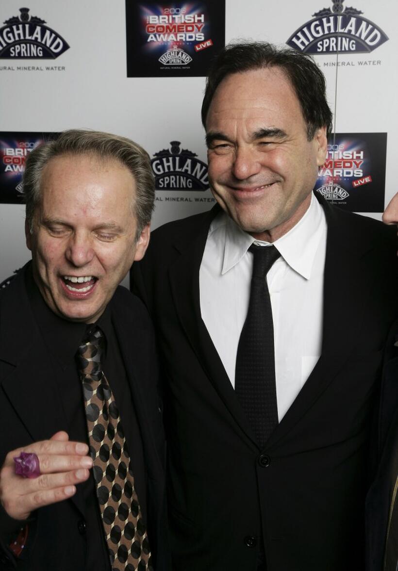 Oliver Stone and Nick Park at the British Comedy Awards 2006.