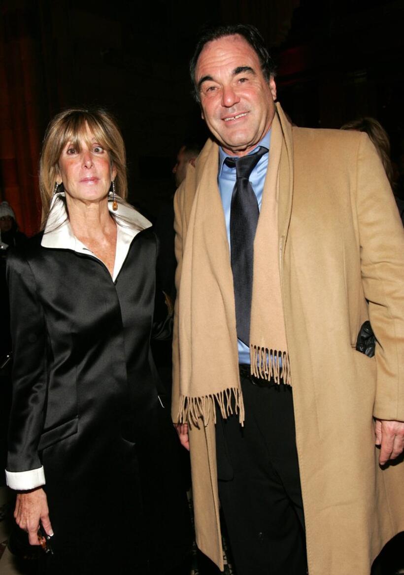 Oliver Stone and Anne Schulhof at the 2006 National Board Of Review Awards.