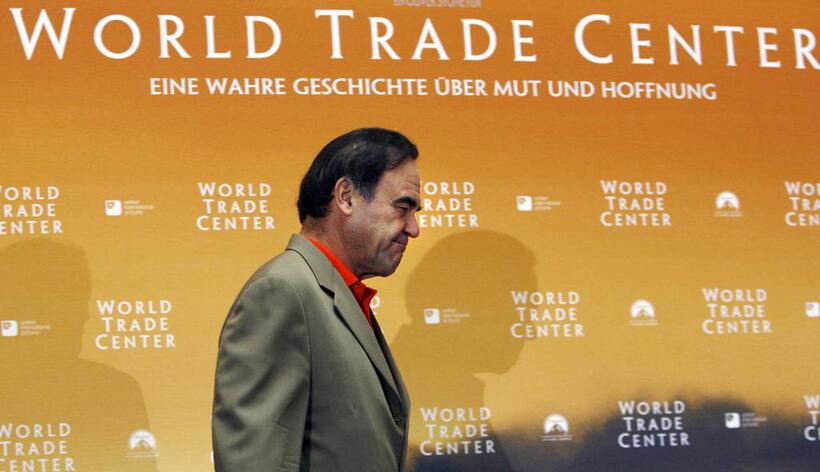 Oliver Stone at the Germany promotion of "World Trade Center" .