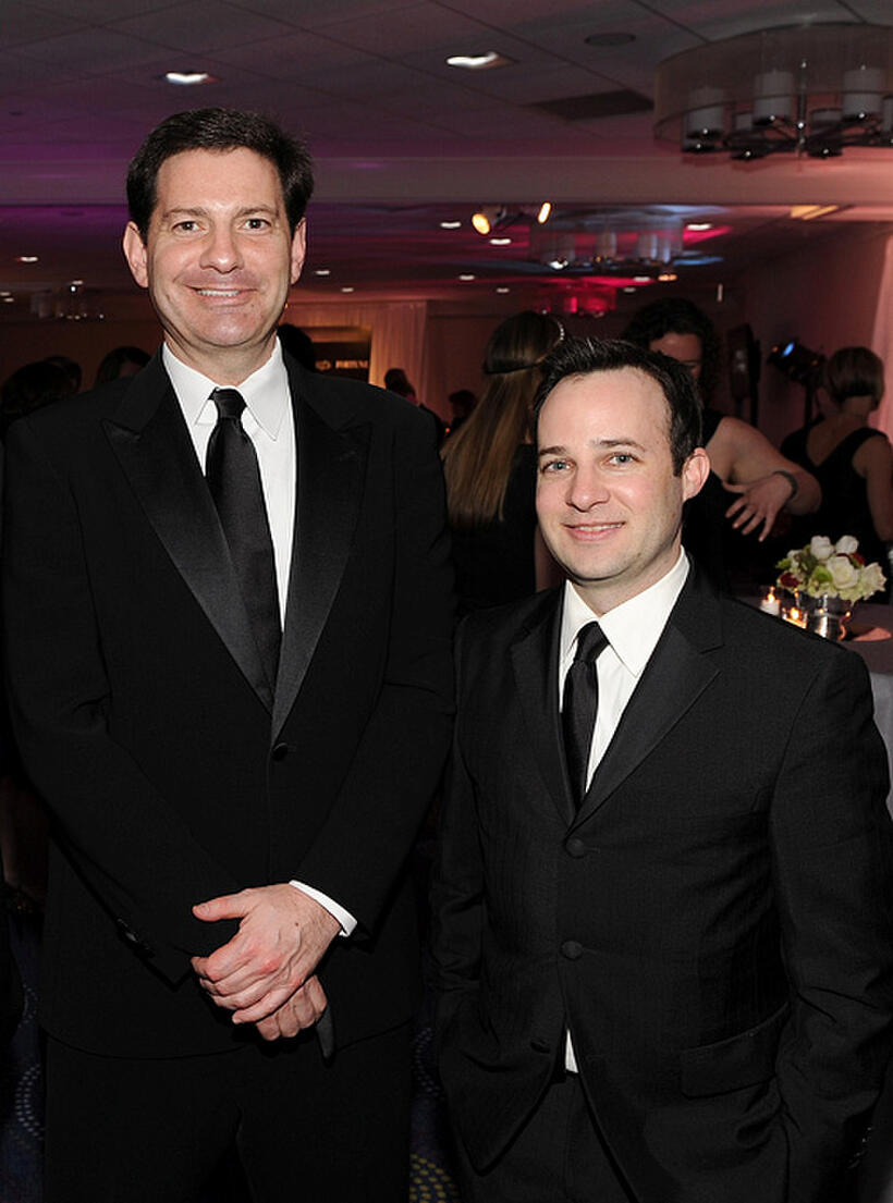 Senior political analyst of TIME Mark Halperin and Danny Strong at the TIME/CNN/People/Fortune White House Correspondents' dinner cocktail party in DC.