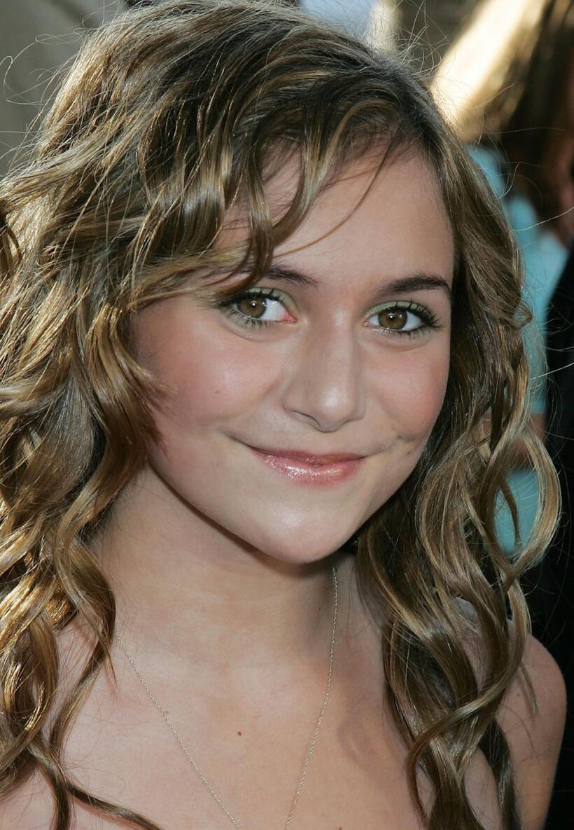 Alyson Stoner at the premiere of "Step Up."