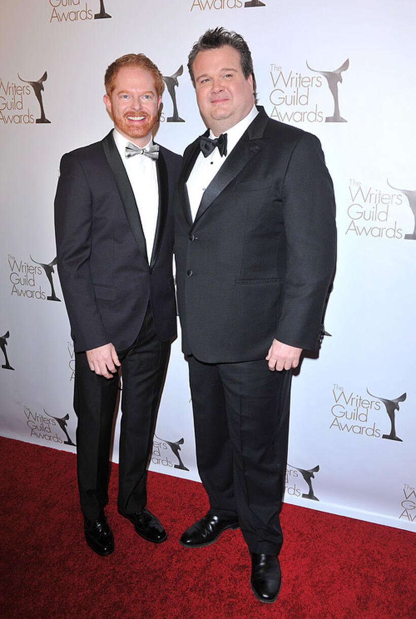 Jesse Tyler Ferguson and Eric Stonestreet at the 2011 Writers Guild Awards in California.
