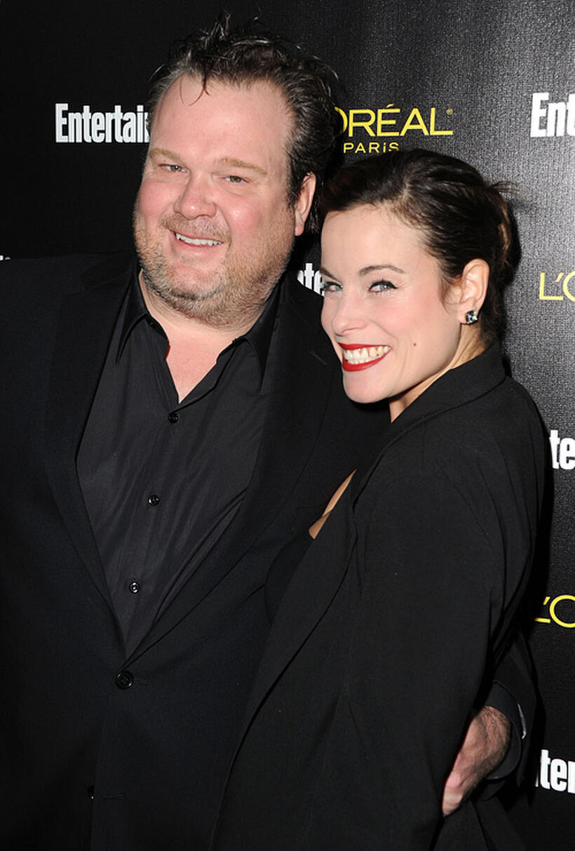 Eric Stonestreet and Katherine Tokarz at the Entertainment Weekly's 17th Annual Pre-Screen Actors Guild Awards party.