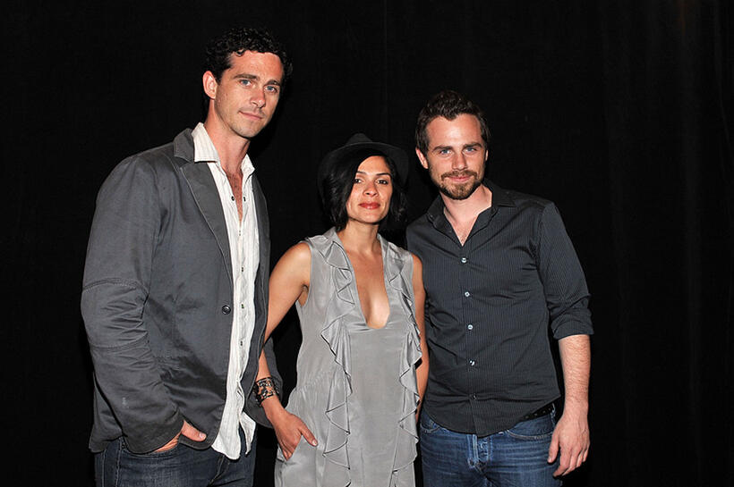 Shiloh Strong, director Alexandra Barreto and Rider Strong at the New York premiere of "The High Cost Of Living" during the 2011 Tribeca Film Festival.