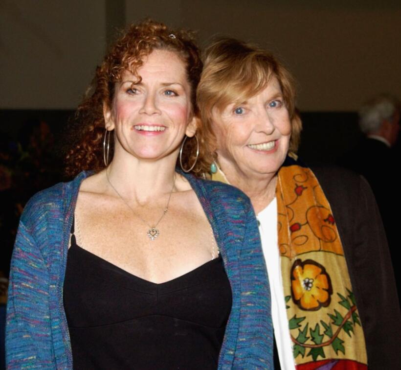 Amy Stiller and Anne Meara at the Calhoun School Dedication and Gala Benefit.
