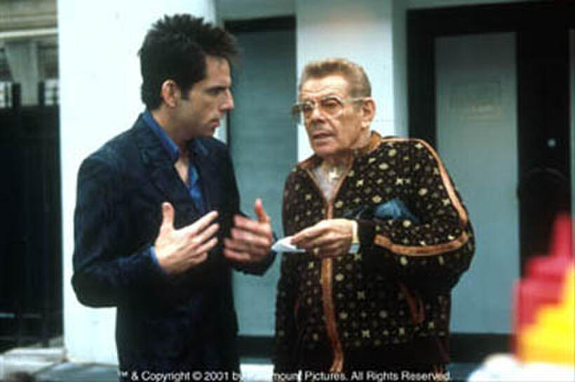 Ben Stiller as Derek and Jerry Stiller as Maury in Paramount's Zoolander.