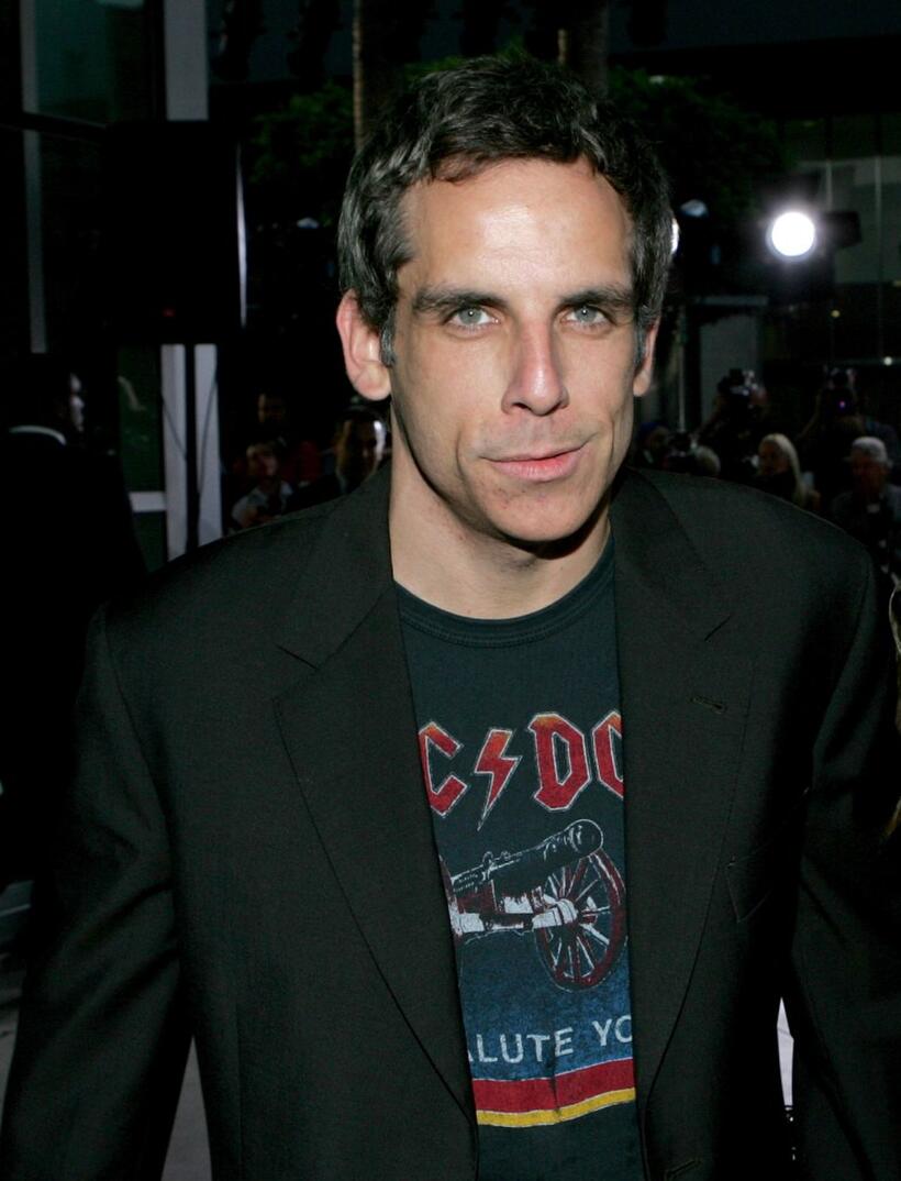 Ben Stiller at the premiere of "The 40 Year-Old Virgin."