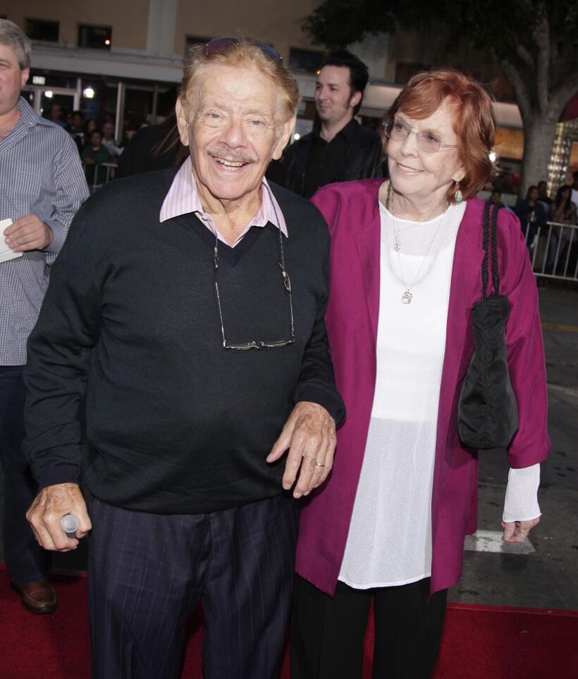 Jerry Stiller and Anne Meara at the premiere of "The Heartbreak Kid."