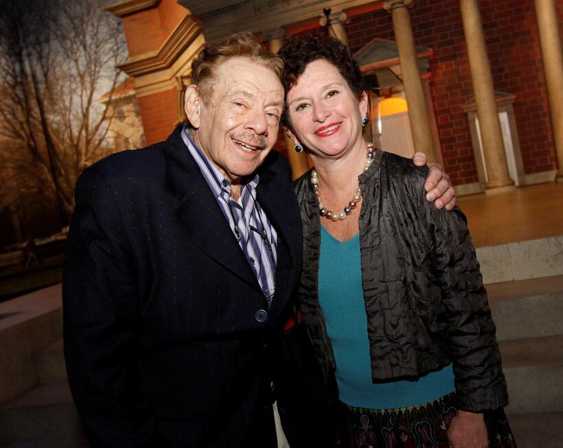 Jerry Stiller and Nancy Cantor at the Syracuse University's $1 Billion Capital Campaign Kick off.