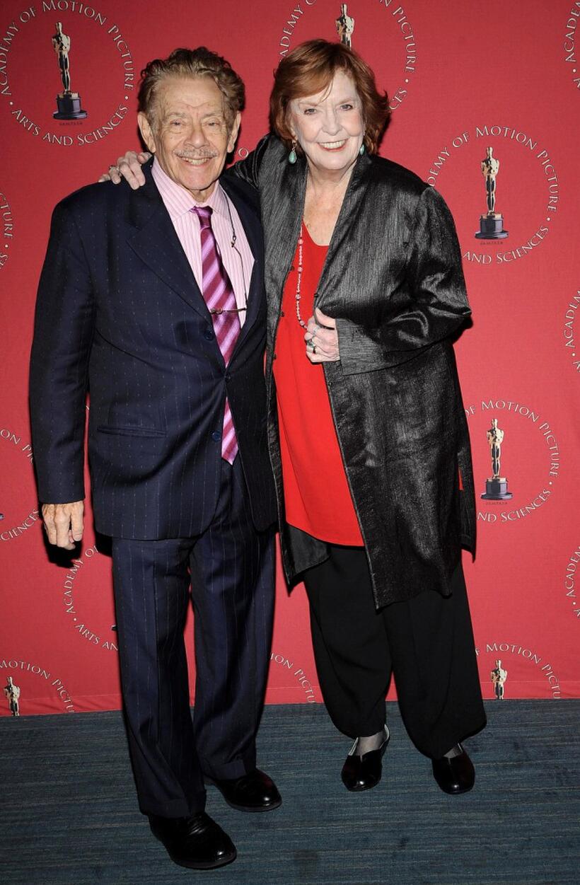 Jerry Stiller and Anne Meara at the Academy of Motion Picture Arts and Sciences official Oscar Celebration.