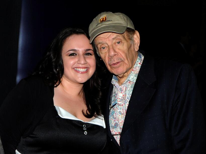 Nikki Blonsky and Jerry Stiller at the opening night of "Cry-Baby."