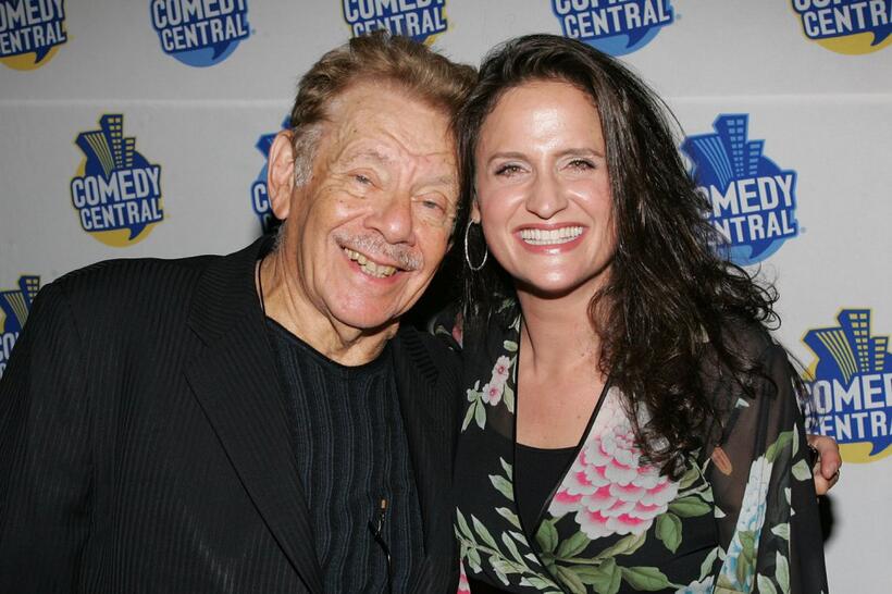 Jerry Stiller and Melanie Roy-Friedman at the screening of "Legends: Rodney Dangerfield."