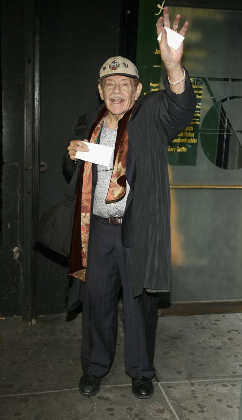 Jerry Stiller at the opening of "The Apple Tree."