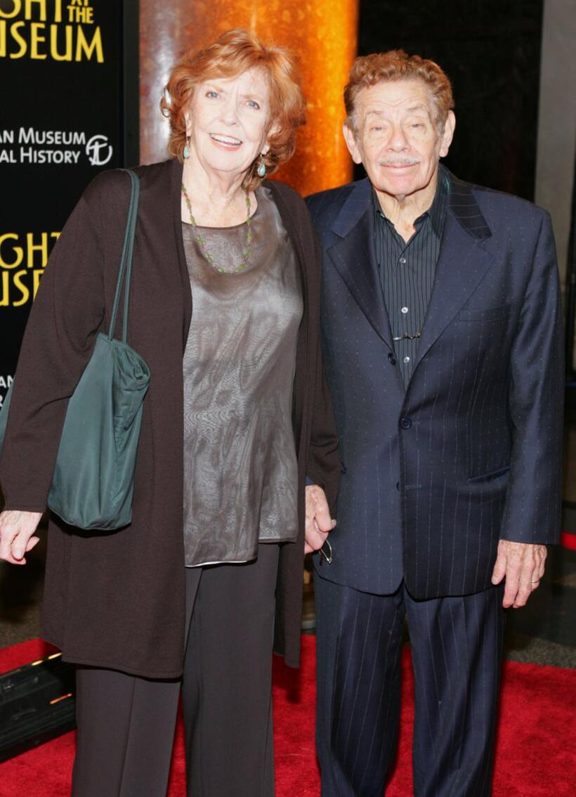 Anne Meara and Jerry Stiller at the world premiere of "Night at the Museum" and official launch of the Natural History Museum's sleepover program.