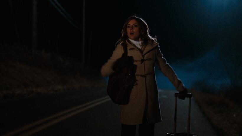 Jessica Stroup in Elizabeth Mitchum in "Homecoming."