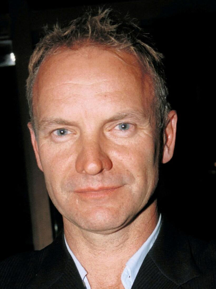 An undated file photo of Sting.