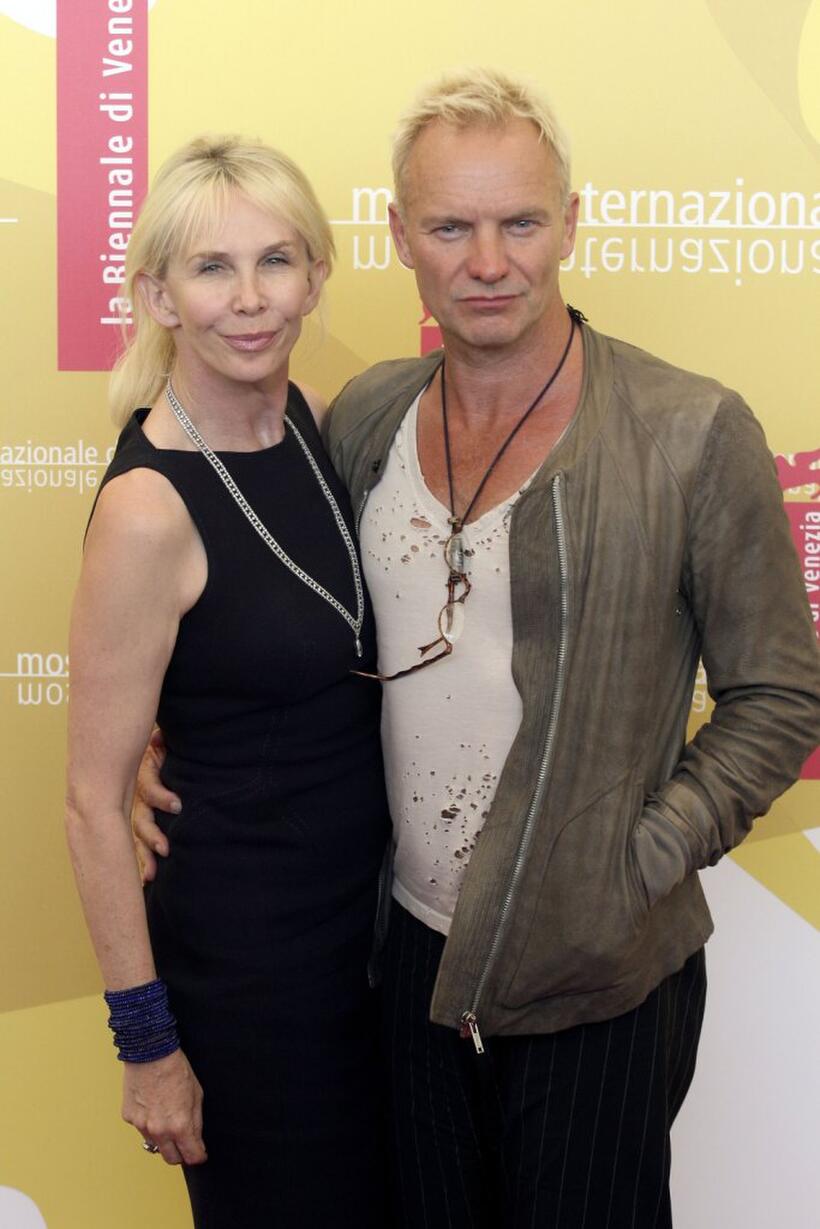 Trudie Styler and Sting at the photocall to promote "A Guide To Recognising Your Saints" during the 63rd Venice Film Festival.