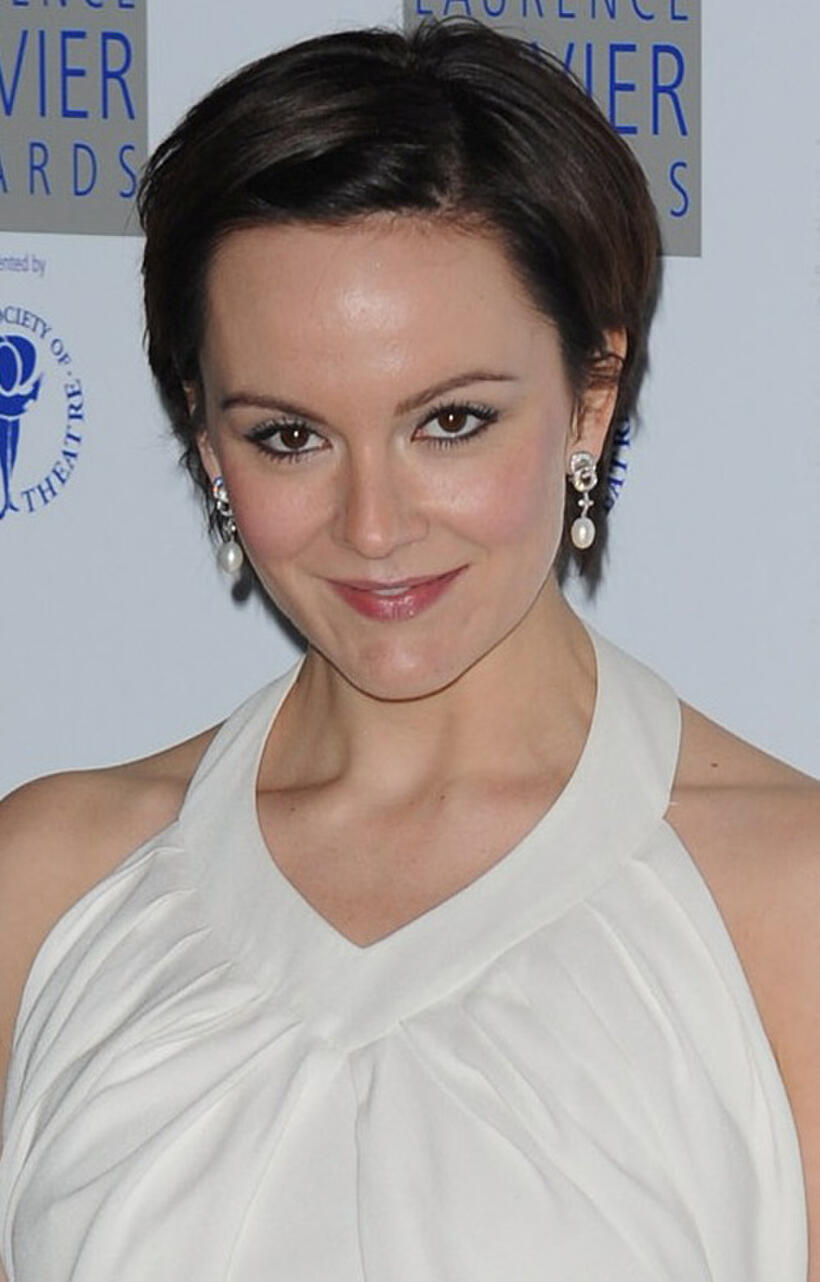 Rachael Stirling at the Laurence Olivier Awards in London.