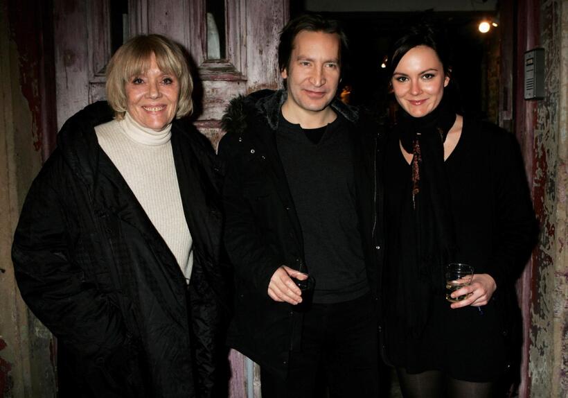 Dame Diana Rigg, Ronan Vibert and Rachael Stirling at the after party of "Uncle Vanya."
