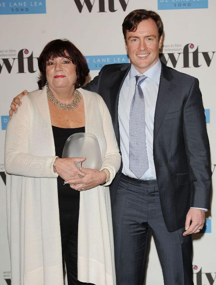 Dina Eaton and Toby Stephens at the Women In Film And TV Awards.